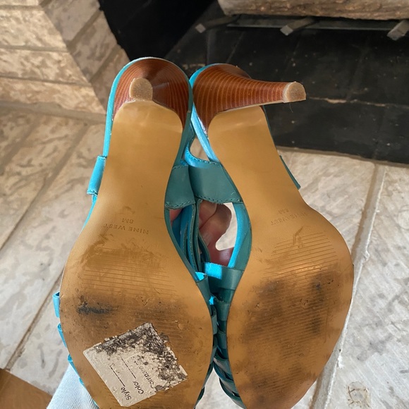 Nine West leather heel Sz 8 - Picture 5 of 7